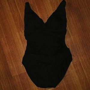 a.n.a One piece Black Swimsuit